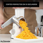 Mandolina Rallador Filoshark Giratorio De Verduras Cortador