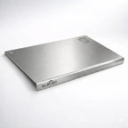 Tabla De Acero Inoxidable 50x35 Con Tope Para Cocina 1.2 Mm