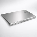 Tabla De Acero Inoxidable 50x35 Con Tope Para Cocina 1.2 Mm