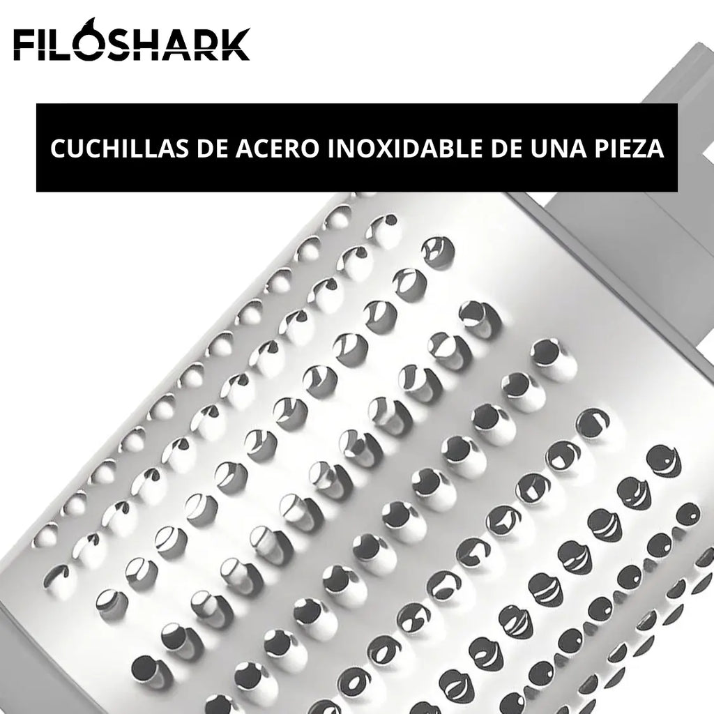 Mandolina Rallador Filoshark Giratorio De Verduras Cortador