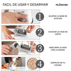 Mandolina Rallador Filoshark Giratorio De Verduras Cortador