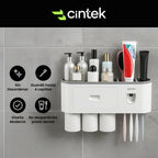 Dispenser Automatico Pasta Dental Porta Cepillos Baño Cintek Pared