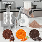Mandolina Rallador Filoshark Giratorio De Verduras Cortador