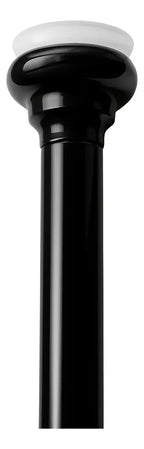 Caño Negro Para Cortina De Baño De 1,10 A 2mts Lujo