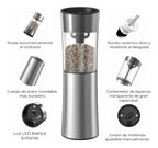 Salero/pimentero Eléctrico Winair.co Molinillo Pimentero De Plastico, Acero Inox Pack X2