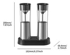 Salero/pimentero Eléctrico Winair.co Molinillo Pimentero De Plastico, Acero Inox Pack X2