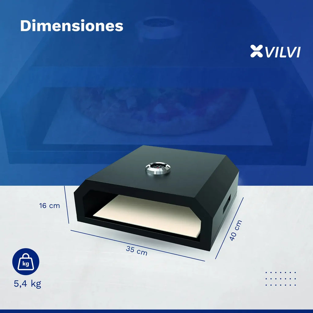 Horno Pizzero Portatil Parrilla Hornalla Pizza A La Piedra