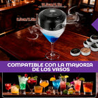 Ahumador Eléctrico Whisky 6 Gustos Madera Recargable Luz Led Negro