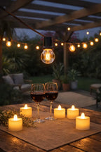 Guirnalda De Luces Focos Vintage Para Exterior 30 Metros