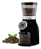 Molinillo De Café Eléctrico Cuk By Gadnic 165 W Ajustable 31 Niveles Molienda Control Digital