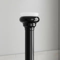 Caño Negro Para Cortina De Baño De 1,10 A 2mts Lujo