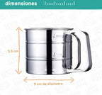 Set Completo de Repostería 5 en 1 – Balanza Digital + Tamiz de Harina + Termómetro de Cocina + Tapete de Silicona Antiadherente Horno y Rejilla de Enfriamiento