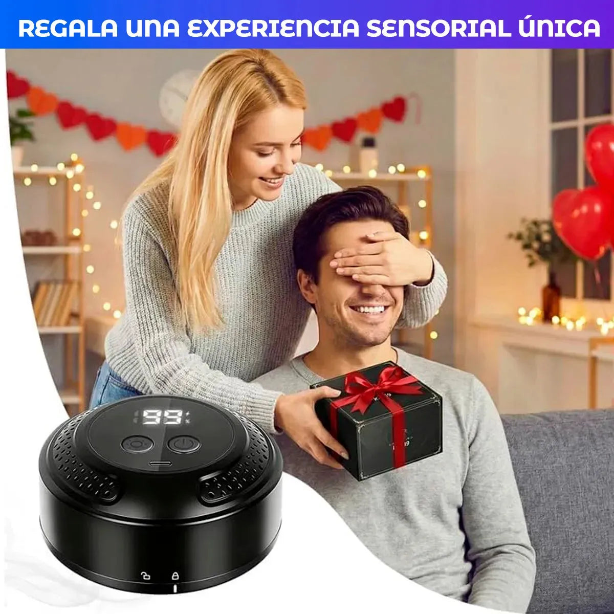 Ahumador Eléctrico Whisky 6 Gustos Madera Recargable Luz Led Negro