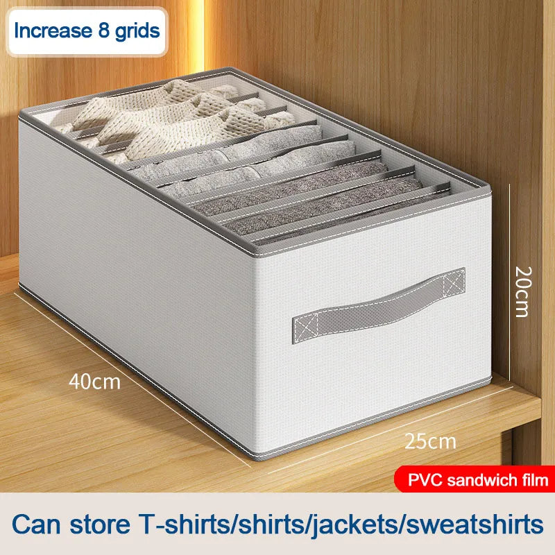 Cajones Pack X 4 Cajón Canasto Con Divisiones Ropa Plegable