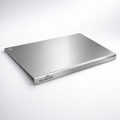 Tabla De Acero Inoxidable 50x35 Con Tope Para Cocina 1.2 Mm