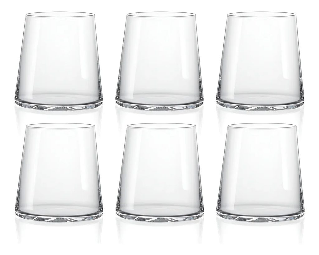 Vasos Agua O Whisky Cristal 300ml Set X 6