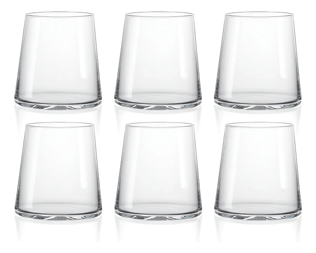 Vasos Agua O Whisky Cristal 300ml Set X 6