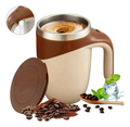 Taza Termica Mezclador Batidor Automatico Multiuso Con Usb