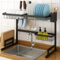 Escurridor Secaplatos Mtl De 65cm Color Negro Ideal Para Organizar Utensilios En La Cocina Hogar Y Bacha Diseño Moderno Y Duradero Facil De Montar Y